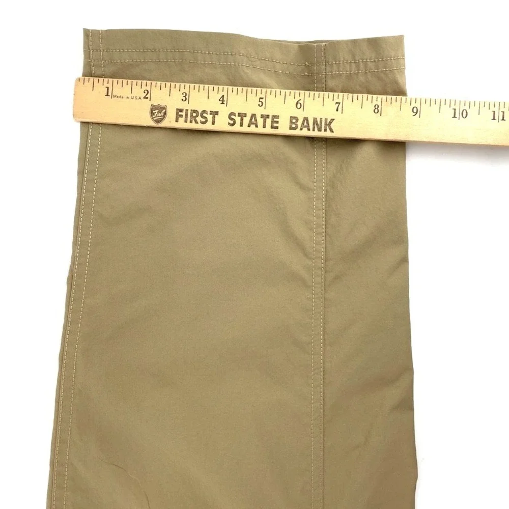 North Face Women's Convertible Pants Size 16 Beige‎ Hiking Drawstring Nylon